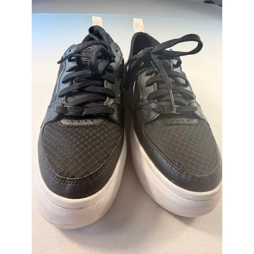 Nike Wmns Court Vision Alta TXT Black White CW6536-001 Size 9 Sneakers